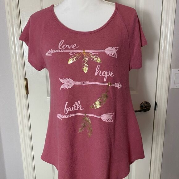 SJS SMALL "LOVE HOPE FAITH" Soft Top NWT - Picture 8 of 8